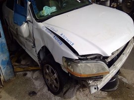 2001 ACCORD, WHITE, EX, 2.3L, VTEC, AT.  A24028